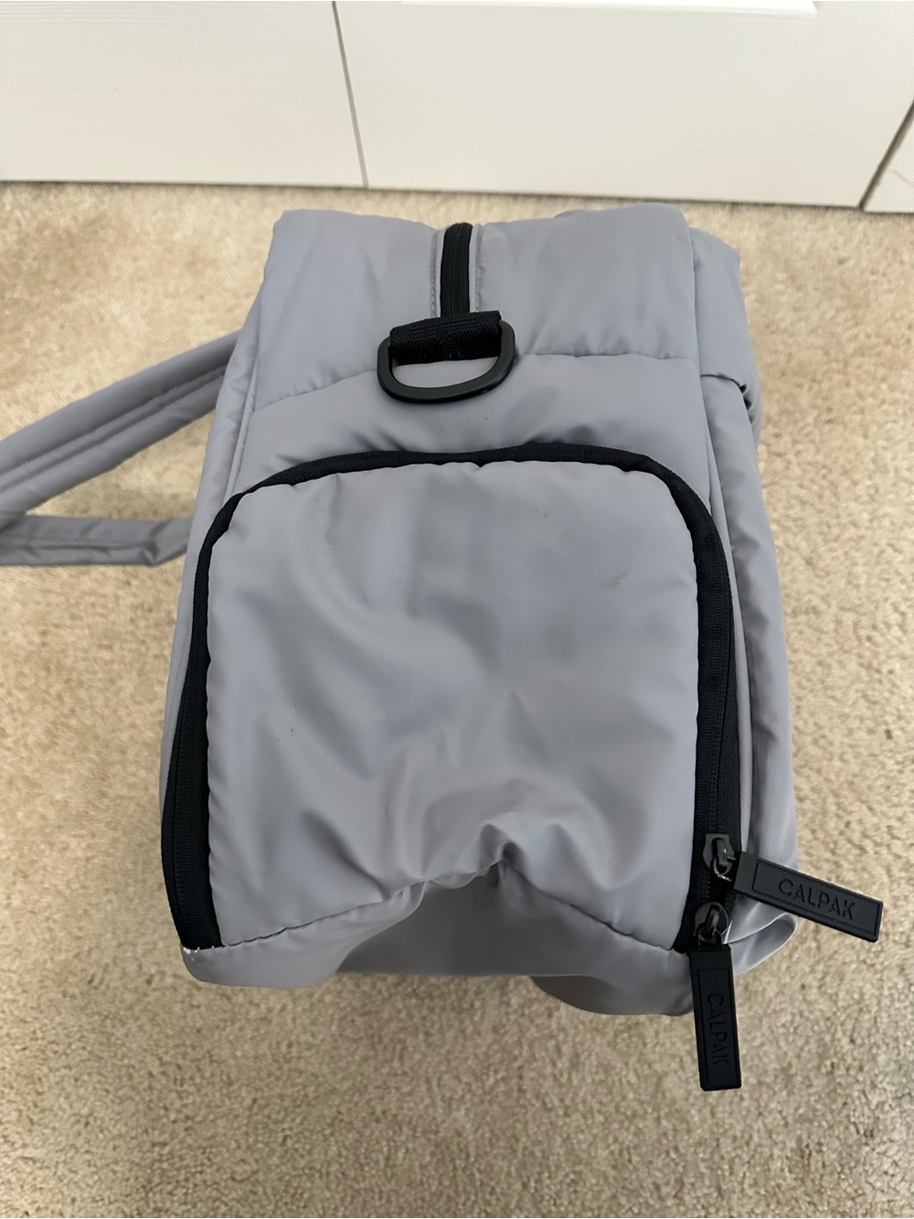 CALPAK Luka Duffel Travel Bag in Gray GUC Top Rated Travel Bag Retails $138 - Picture 3 of 15